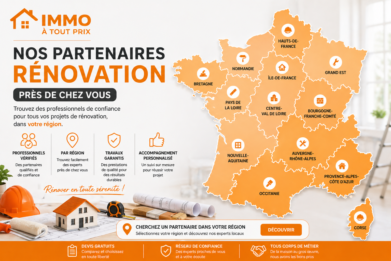 travaux - Nos partenaires en rénovation